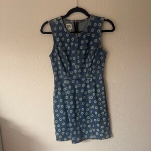 BDG Denim floral Mini Dress